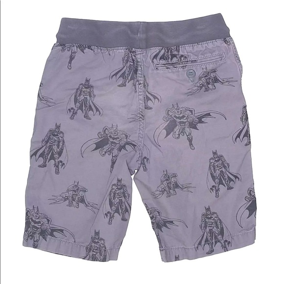 Gray & Blue Pull-on Cotton Shorts with DC Comics Batman. Gap Kids 14-16 NWT - Picture 2 of 15